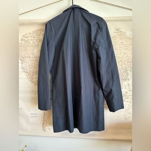 Men’s Topman Rain Over Coat Navy Size Medium - Picture 4 of 4